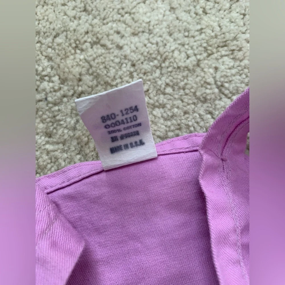 Vintage Oshkosh Size 6-9 Months Lavender Purple Footie Overalls